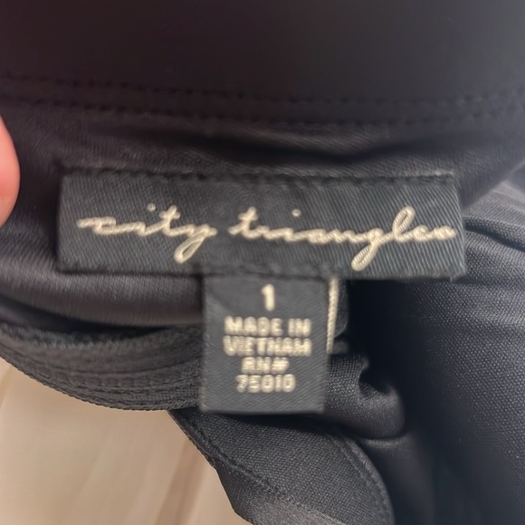 City Triangles black and white dress teen .. youth - Picture 4 of 4